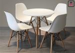 Round Eames Molded Plywood Coffee Table , MDF Dining Table Top Beech Wood
