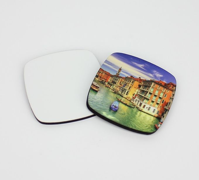 DIY Image Printing Wholesale 50x50mm Sublimation Blank Fridge Magnet for Home Decorating
