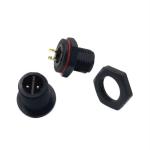 Male IP67 Waterproof Connectors 2Pins Bulkhead Mount Plug