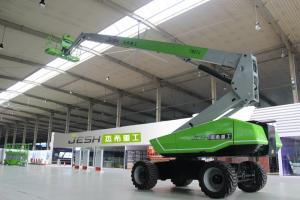 Wholesale Green Telescopic Boom Lift 29m Working Height And Height Stowed 3.01m from china suppliers