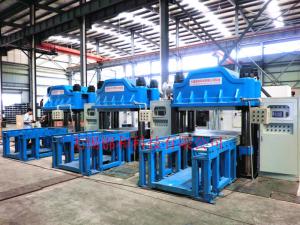 4 Columns Rubber Hydraulic Compression Moulding Press 2000x2000mm Heating Plate