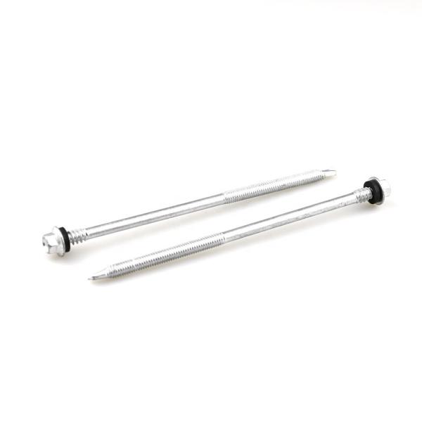 Stainless Steel Unitek Flange Hex Head Bi Metal Roof Sandwich Panel Screw With