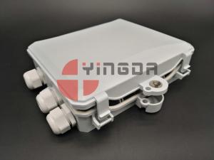 Wholesale Outdoor Optical Terminal Box 1x12 PLC splitter , 12 Cores 3Ports Fiber Distribution Box IP65 from china suppliers