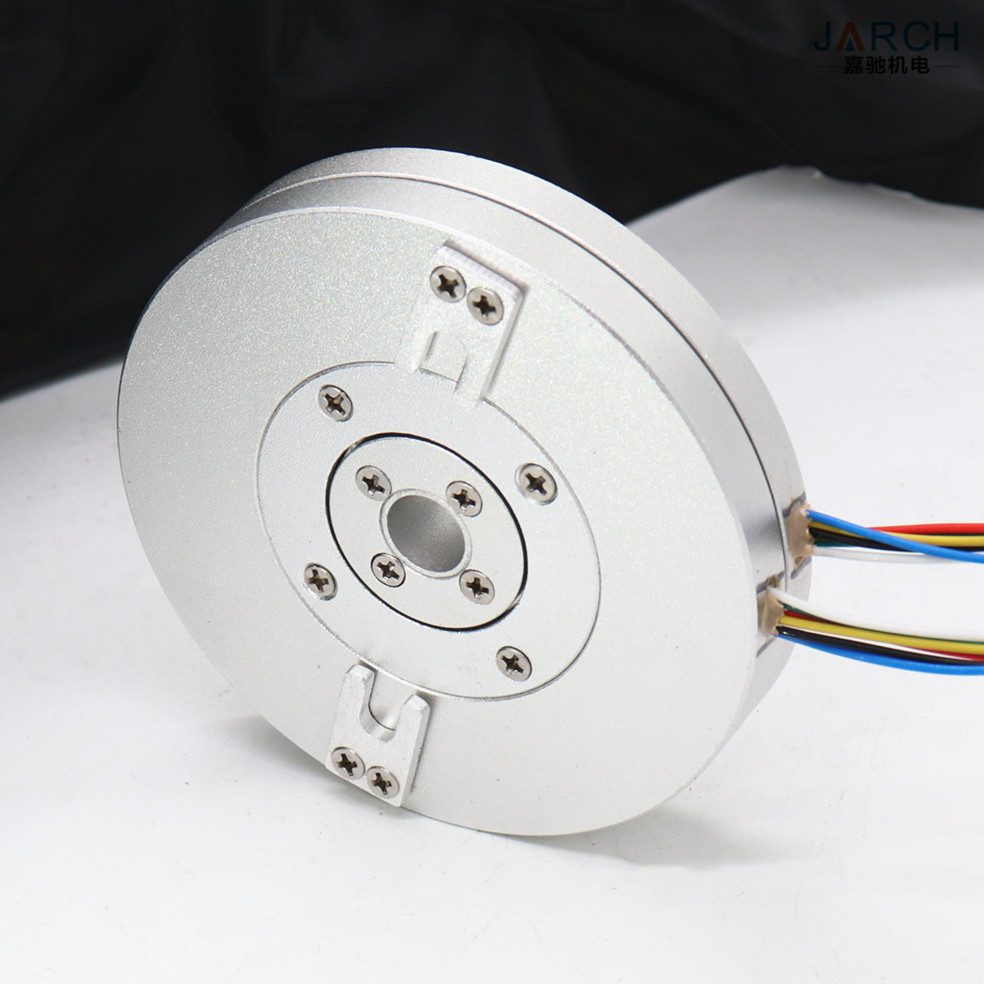IP65 IP66 Pancake Slip Ring Rotary Joint Aluminium Alloy 500RPM