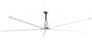 Wholesale 2mm Thickness Blade Gearbox Large Garage Ceiling Fan 1.5KW 55RPM from china suppliers