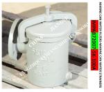 Can Water Filter marine flange cast iron straight-through cylindrical sea water