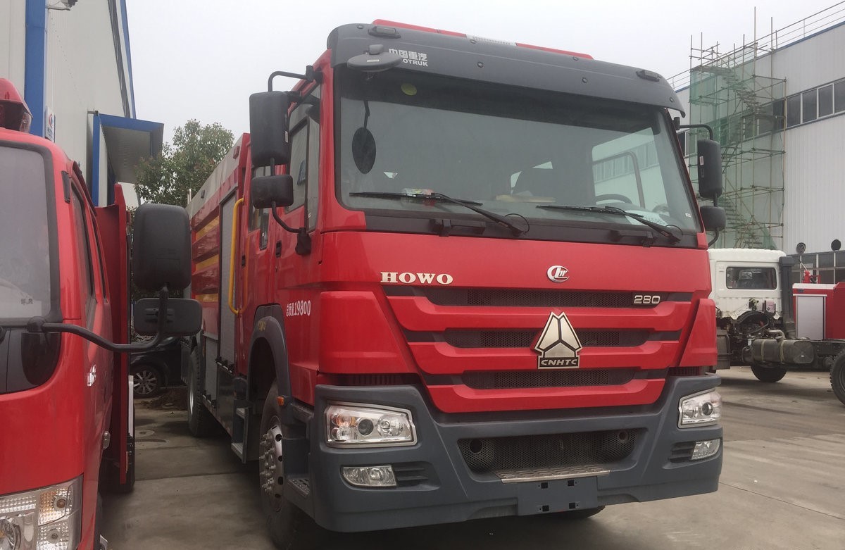 6x4 371HP 20Ton Water Cannon Water Tank Fire Fighting Truck Water Truck