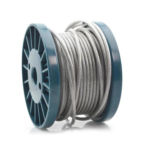 Stainless Steel 6X19W FC 6X19W IWRC Wire Rope for Coal Crance Excellent