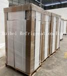 Top Mounted 1 Door Glass Freezer Meat Deep Freezer Upright Showcase