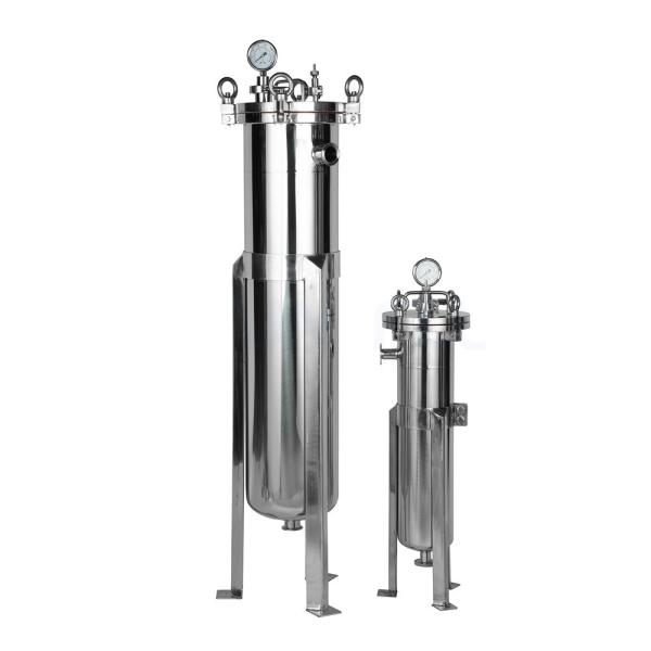 Stainless Steel Industrial Cartridge Filters with Flow rate 4.5m3/h Reliable