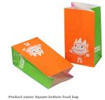 Cheap Brown Paper Shopping Bags With No Handle Bread Paper Bag Food Grade Kraft