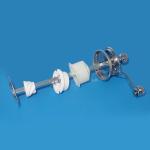 8" 85% Alumina Manual Ceramic Pepper Mill Mechanism