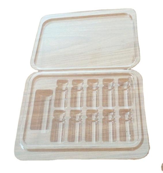 Disposable Blister Medicine Vial Packing Tray Customizable for Customer