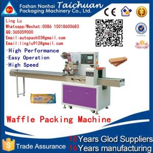Wholesale Taichuan Automatic horizontal packing machine pillow pack bread biscuit packaging in small business price--TCZB-450 from china suppliers