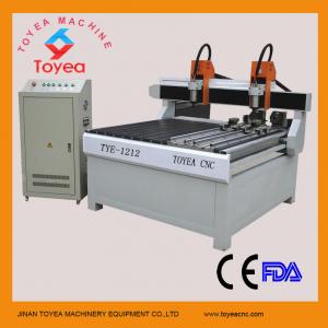 China two heads two rotary axises cnc router engraving machine 1200 x 1200mm TYE-1212-2S on sale