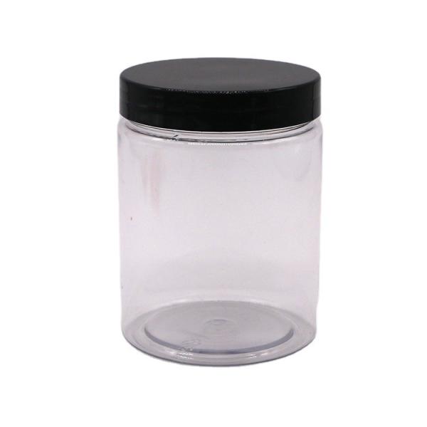 300cc PET Wide Mouth Plastic Food Storage Bottles with Aluminium Lid for Tasty