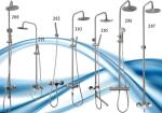 Stainless Steel 316 Bath Shower Faucet With One Function
