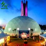 Strong Wind Resistant Semi Geodesic Tent 500-2000 People Dome Shelter Tents