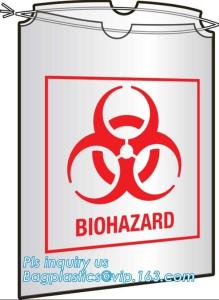 Wholesale Large Drawstring Biohazardous Waste Bags, Nice printing red incinerate waste bag, Biohazard Bags Medical Waste Bags with from china suppliers