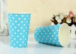 Customized Disposable Paper Drinking Cup For Party , Heat Insulation