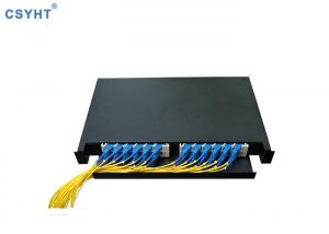 Wholesale Plastic Angled Adapter 19 Rack Mount Fiber Patch Panel For FTTH FTTB FTTX Network from china suppliers
