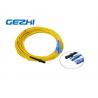 Buy cheap LC / APC Patch Cord MT - RJ to SC Singlmode Duplex Zipcord Without Clip Yellow from wholesalers
