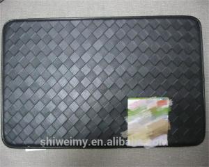 Wholesale Plaid surface PU with NBR anti-fatigue kitchen feet mat from china suppliers