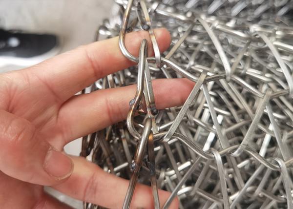 Heat Resistance 5.4 M Wide 304 Stainless Steel Spiral Flat Wire Link Belts For