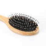 Laser Vent Wide Tooth Boar Bristle Hair Comb Wooden Anti Static Hair Brush For