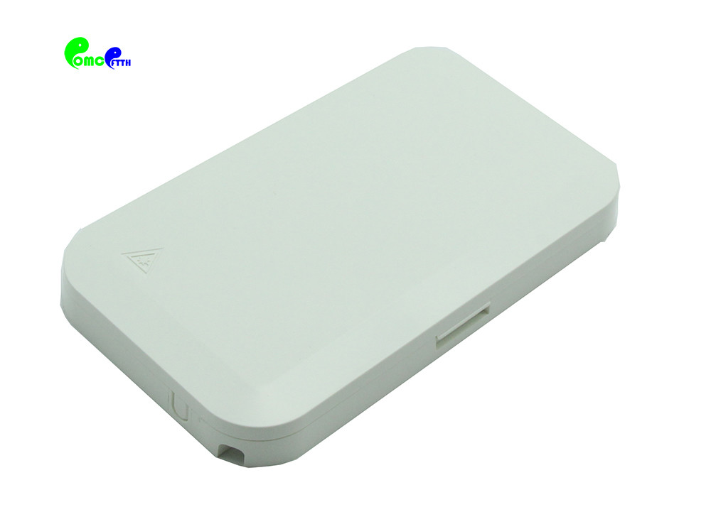 Plastic ABS FTTH Products 1 Port SC Fiber Socket Indoor Wall Outlet Box