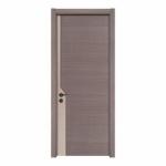 6 Layer HDF Cherry Wood Doors Interior Room Door Crackproof 80mm Width