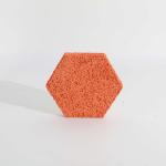High Impact Resistance Wood Wool Acoustic Wall Panels Hexagon Shape For Hotel