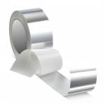18N/25mm Adhesion To Steel 50m Length Aluminum Foil Duct Tape Strong Holding