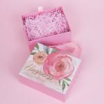 Logo Printed Pink Custom Cardboard Jewelry Boxes Drawer Storage Design