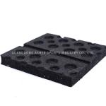 Recycled Shock Absorbing Gym Mats , Anti Slip 15mm Rubber Gym Flooring
