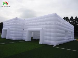 Wholesale High Quality Led light cube party nightclub tent white inflatable night club for party from china suppliers