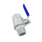 Industrial Usage 304 316 Stainless Steel 2PC Ball Valve with Female and Male