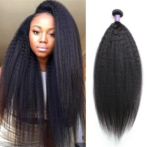 Wholesale Yaki Straight Indian Natural Looking Hair Weft 10-30Inch Cheap Extensions Hair from china suppliers