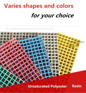 Wholesale 20*20mm Pultruded Fiberglass Grating FRP Mesh Grating Alkali Resistance from china suppliers