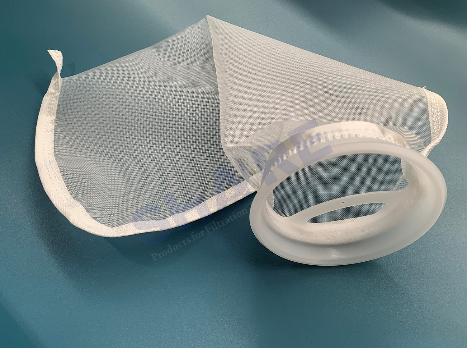 PP Polypropylene Mesh Filter Bags For Liquid Processing 100 150 200 Micron Rating