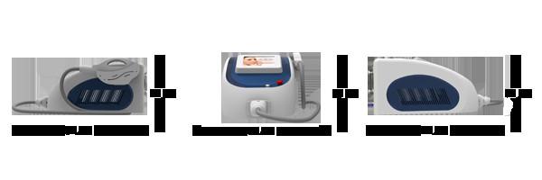 Portable IPL beauty equipment for hair removal , tatoo removal , acne removal