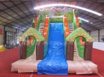 Commercial Large Inflatable Slide Animal Kingdom Themed With Air Blower