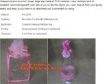 vinyl drawstring organza gift bags, PVC Drawstring cosmetic clear vinyl bags,