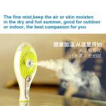 Novelty gifts portable handheld mist cooling air fan with water mist