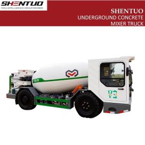 Wholesale Underground Mining Equipment 4 Cbm Explosion Proof Concrete Transmixer Battery Truck from china suppliers