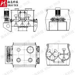 Non Gravity Powder Ribbon Mixer DPM SUS304 Organic Protein Powder Mixer Machine