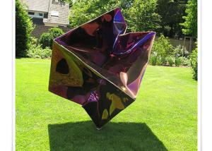 Wholesale Titanium Painted Metal Sculpture Custom Color Fit Public Art And Hotel Decor from china suppliers