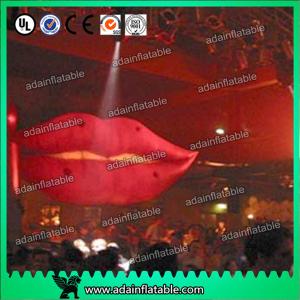 Wholesale Cartoon Advertising Inflatables Balloon , Giant Mouth Red Lip Customized Character from china suppliers