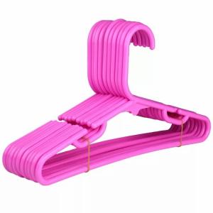 Wholesale Wholesale 3D printing Colorful Non Slip Foldable Adjustable PP Plastic Cute Plastic Hanger For Baby from china suppliers