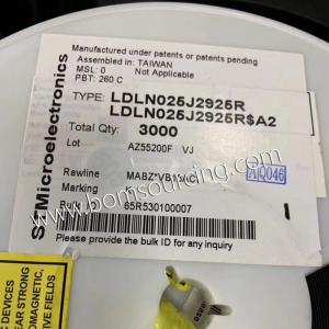 4 Flip Chip Linear Voltage Regulator IC Positive Fixed 1 Output 250mA LDLN025J2925R